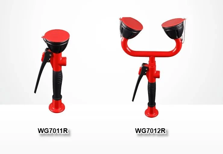 Handheld eyewash station
