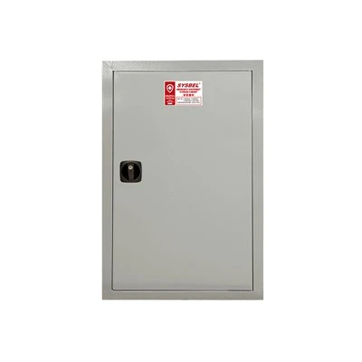 SYSBEL 12갤런 45L 비상 장비 회색 PPE 보관 캐비닛